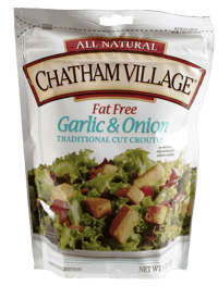 Chatham Village Fat Free Garlic&Onion Cruton 142g