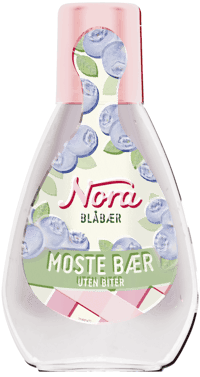 Nora Squeezy Blåbærsyltetøy 435g