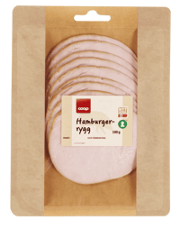 Coop Gourmet Hamburgerrygg 100g