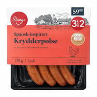 Krydret spansk-inspirert kyllingpølse