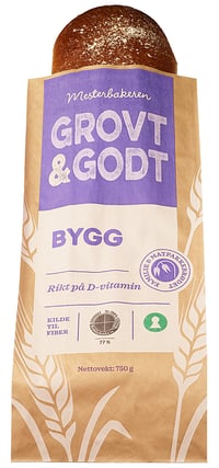 Mesterbakeren Grovt Godt Bygg 750 g