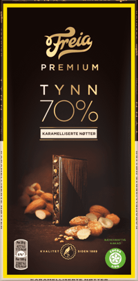 Freia Premium Mørk Karamelliserte Nøtter 100g