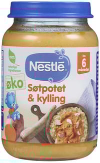 Søtpotet&Kylling 6mnd 190g Nestle