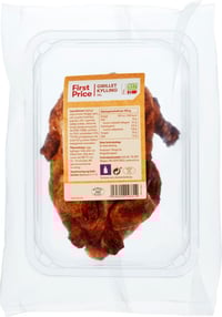 Kylling hel Grillet 700g First Price