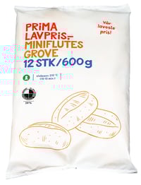 Miniflutes Fullkorn 12x50g Prima