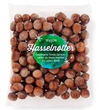 Hasselnøtter m/Skall 400g Season