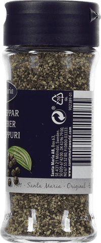 Santa Maria Grovmalt Sort Pepper 34g