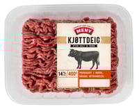 Kjøttdeig Storfe 14% u/Salt og Vann 400g Meny