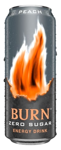 Burn Zero Peach 0,5l boks