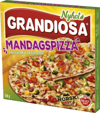Grandiosa Mandagspizza 528g