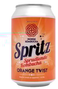 Norsk Kombucha Spritz Orange Twist 0,33l boks