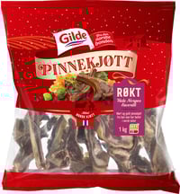 Pinnekjøtt Lam Røkt Kappet 1kg Gilde