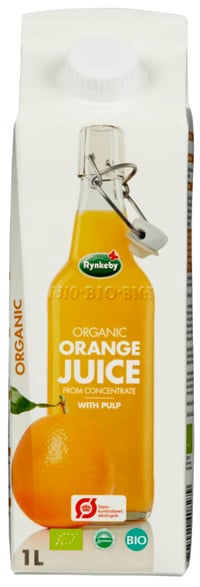 Appelsinjuice Økologisk 1l Rynkeby