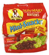 Sun Maid Rosiner Minis 9stk 125t