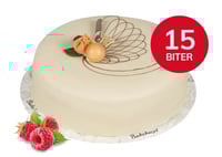 Marsipankake 15 Biter 1,88kg Meny