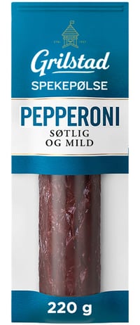 Pepperoni hel 220g Grilstad