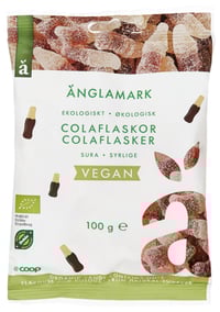 Økologisk Vegansk Vingummi med Colasmak