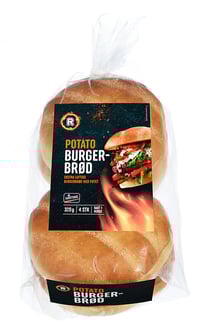 True Style Potato Hamburgerbrød 80gx4stk
