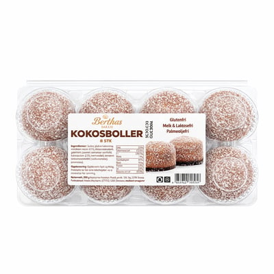 Kokosboller 8 stk