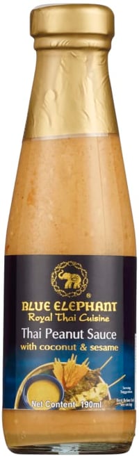 Peanøttsaus Thai 190g Blue Elephant