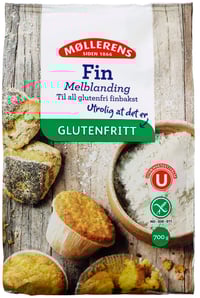 Melblanding Fin glutenfri 700g Møllerens