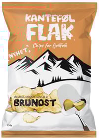 Kantefølflak Brunost 150g