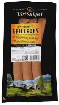 Grillkorv 300g Vossakjøt
