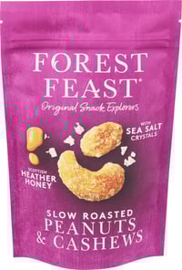 Peanuts&Cashews Honey Roast 120g Forest Feast
