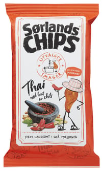 Sørlandschips Thai 100g Utvalgte Smager