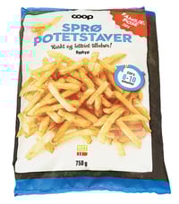 Coop Sprø Potetstaver 750g