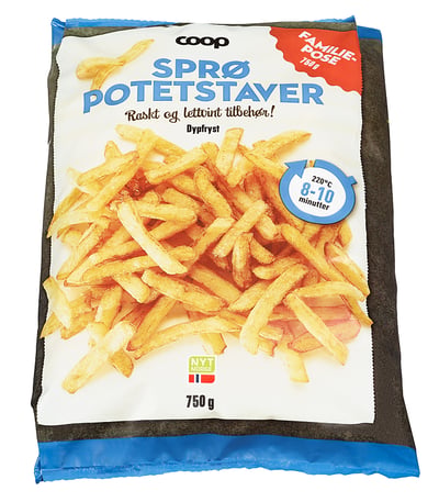 Coop Sprø Potetstaver 750g