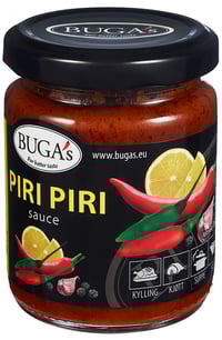 Buga's Piri Piri Sauce 160g