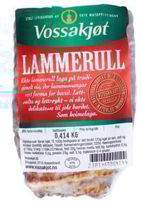 Lammerull Kokt 500g Vossakjøt
