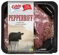 Storfe Pepperbiff Skivet 365g