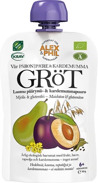 Vår Økologiske Pære- & Kardemommegrøt