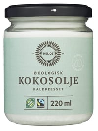 Kokosolje Ex Virgin Økologisk 220ml Helios