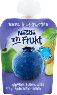 Min Frukt Smoothie Eple&Blåbær 90g Nestle