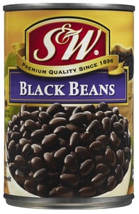 Bønner Sorte 425g S&W