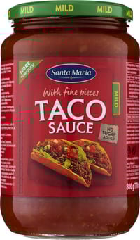 Taco Sauce Mild 800g Santa Maria