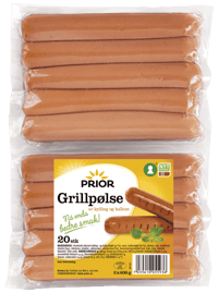 Prior Grillpølser Kylling/Kalkun 1,2kg