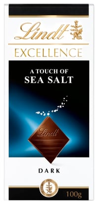 Lindt Excellence Seasalt Dark 100g