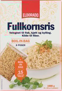 Fullkornris Boil In Bag 1kg Eldorado