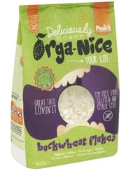 Bokhveteflokker Gl.Fri 300g Orga-Nice