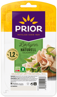 Prior Kalkunfilet Løvtynn 110g