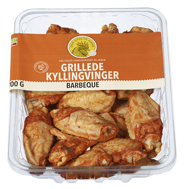 Dsh Grillede Kyllingvinger Barbeque 700g