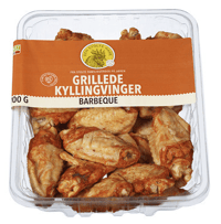 Dsh Grillede Kyllingvinger Barbeque 700g