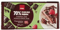 Coop Mørk Kokesjokolade 70% 100g