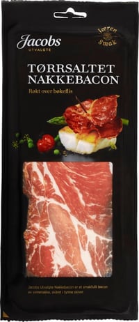 Nakkebacon Tørrsaltet 100g Jacobs Utvalgte