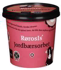 Rørosis Jordbærsorbet 130ml