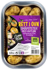 Småpoteter m/Hvitløk 350g Grønn&Frisk